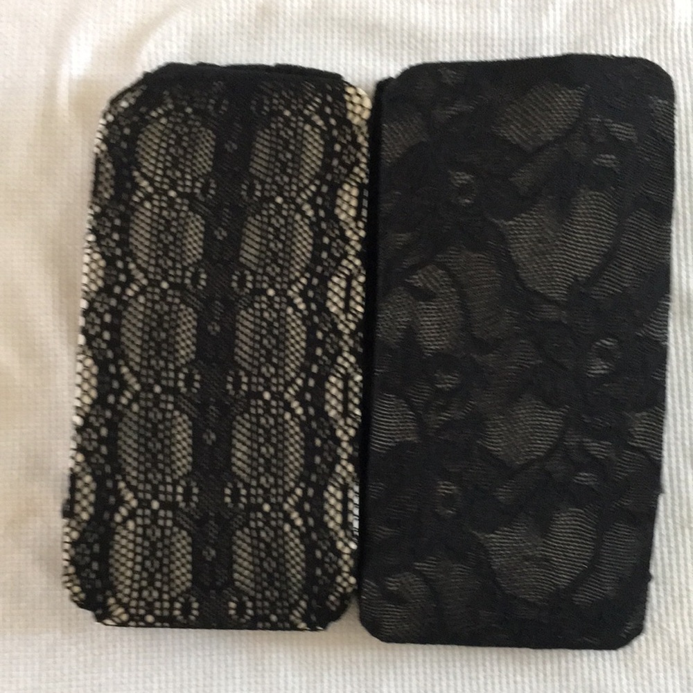 Fishnet Black Stockings 2 Pairs Size M